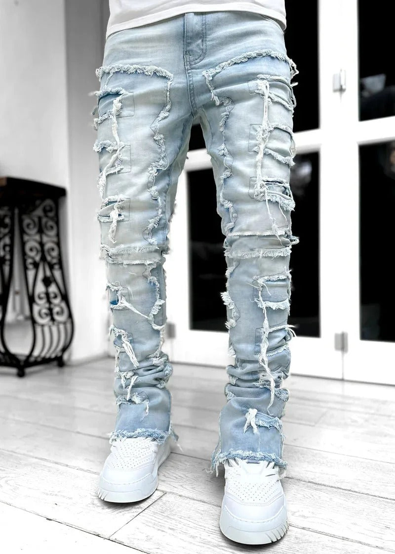 Ripped Stacked jeans